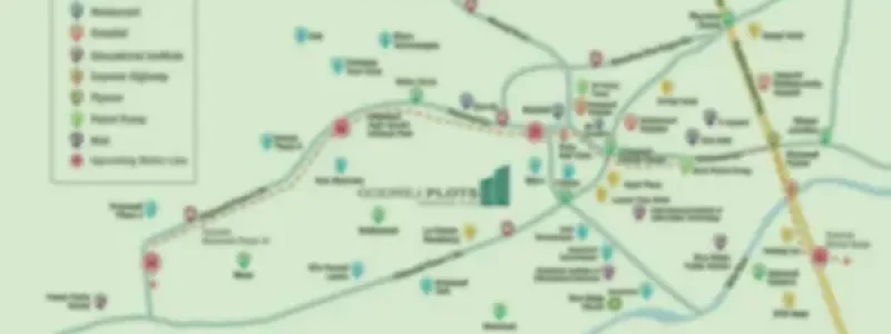 Godrej Doddaballapur location map with birds eye view by Godrej Properties located at Doddaballapur, Bangalore Karnataka